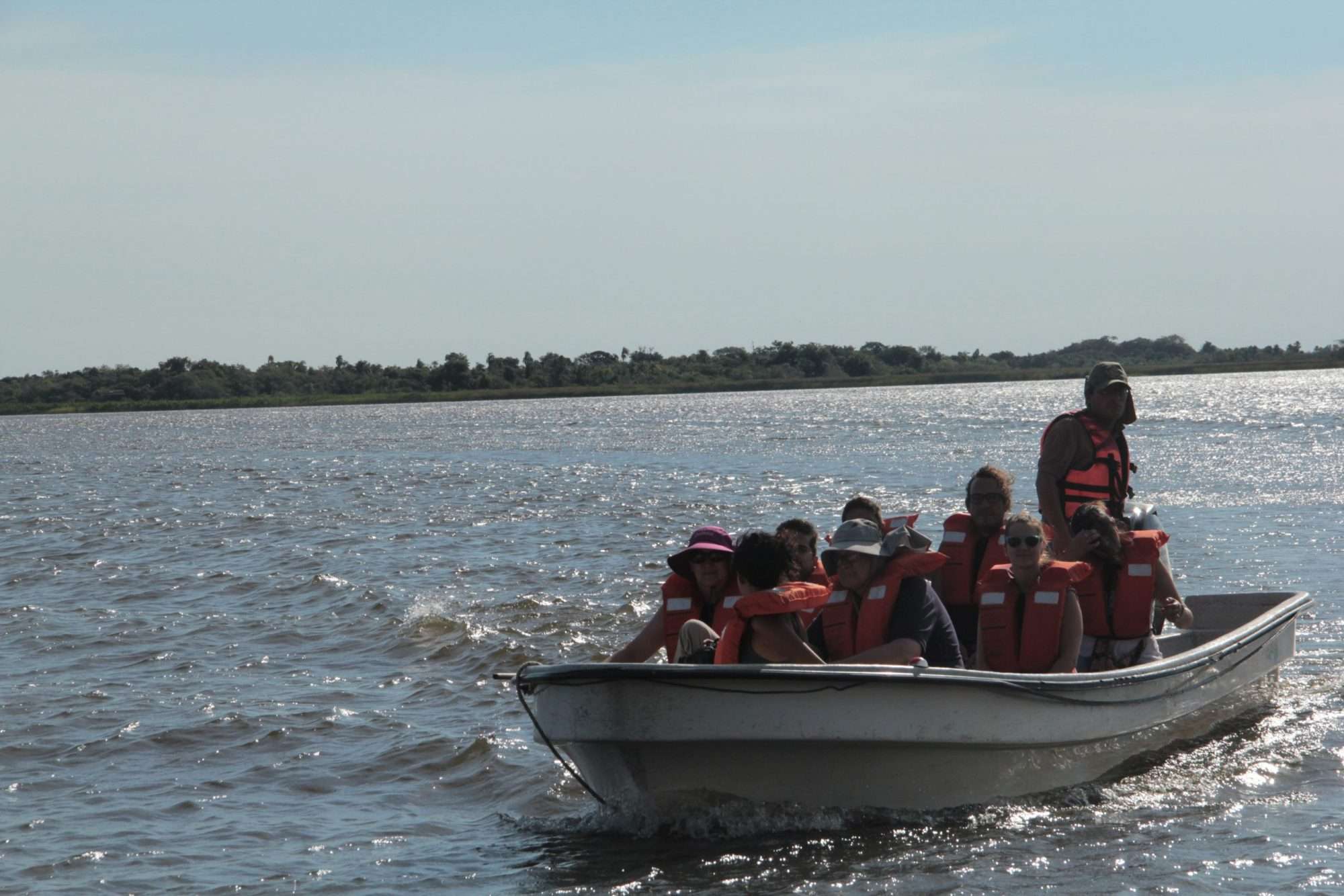 excursión naútica enEsteros del Iberá