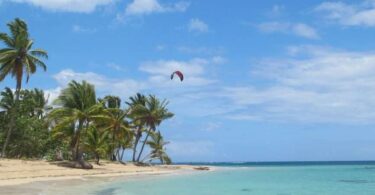 Deportes acuáticos en El Portillo en Dominicana