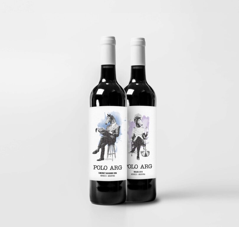 nueva etiqueta del vino Polo Arg diseñada por Big Sr Branding