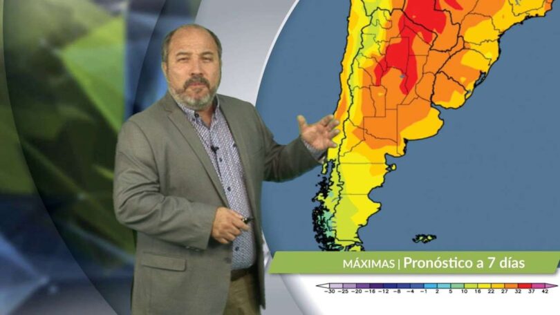 mauricio saldivar meteorologo mapa calor 1