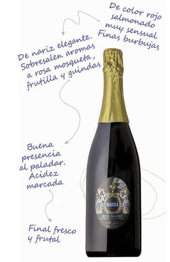 nota de cata makka rose de malbec