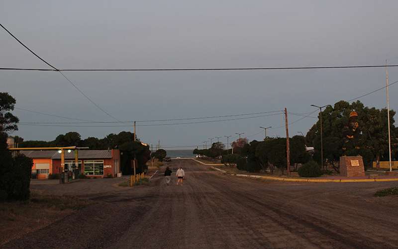 Calle principal Bahía San Blas