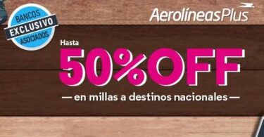 aerolineas Promo 50 off