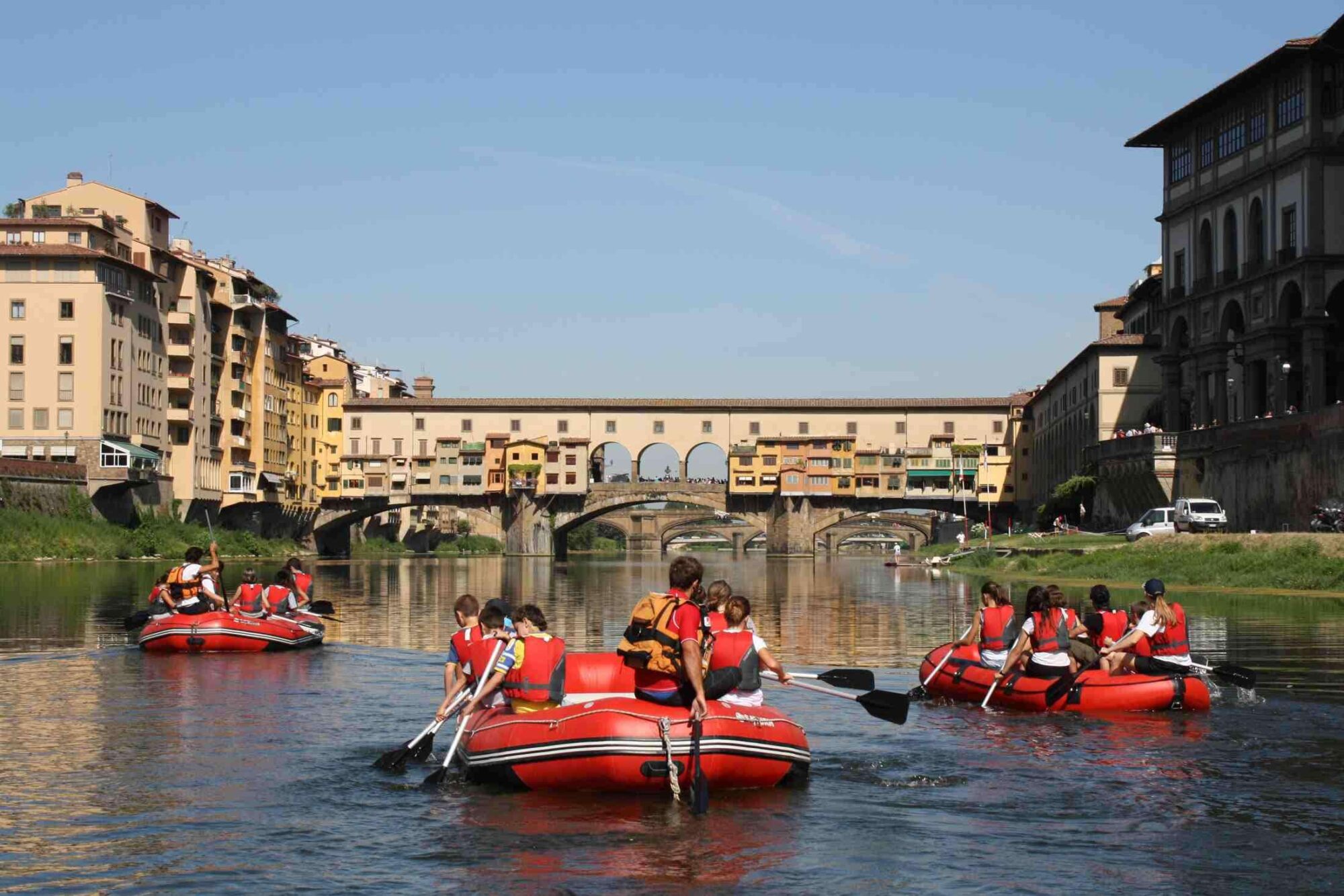 Si el clima es bueno, esta es una forma realmente entretenida y diferente de disfrutar la belleza de Florencia, desde un punto de vista diferente.