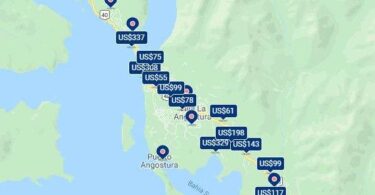 mapa booking patagonia dolares