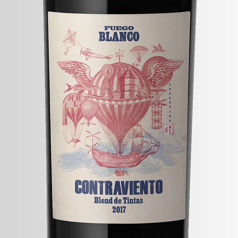 CONTRAVIENTO BLEND DE TINTAS 2017 etiqueta