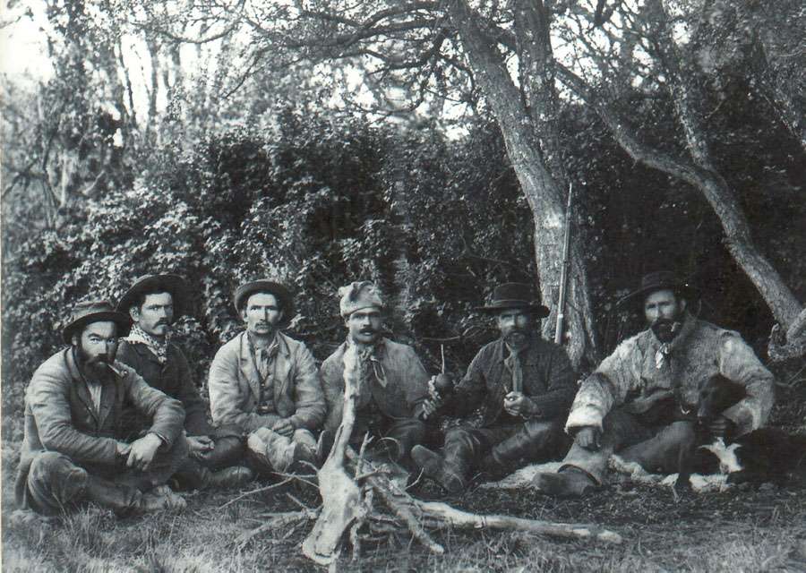 huella rifleros foto historica