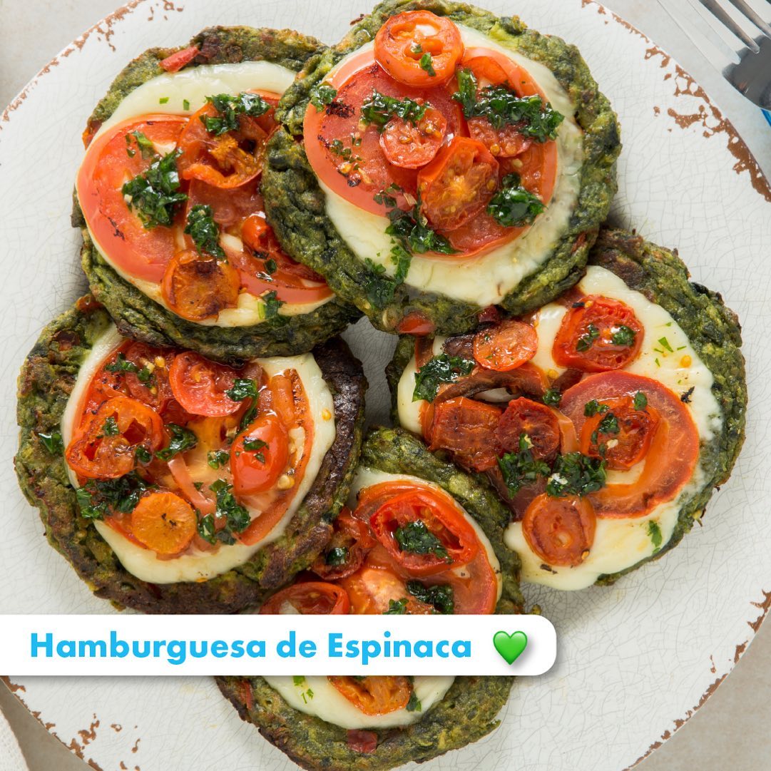 hamburguesa de espinaca