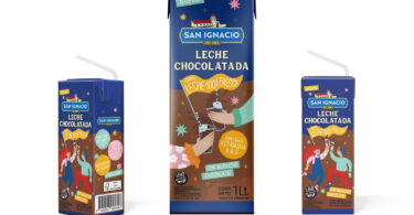 Leche chocolatada envases