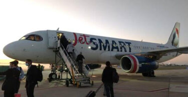 vuelo a comodoro Jetsmart pista