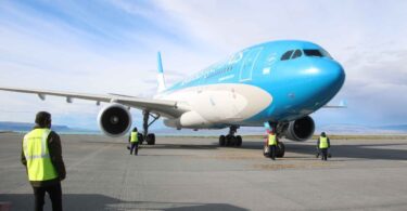 aerolineas argentinas a330 en calafate