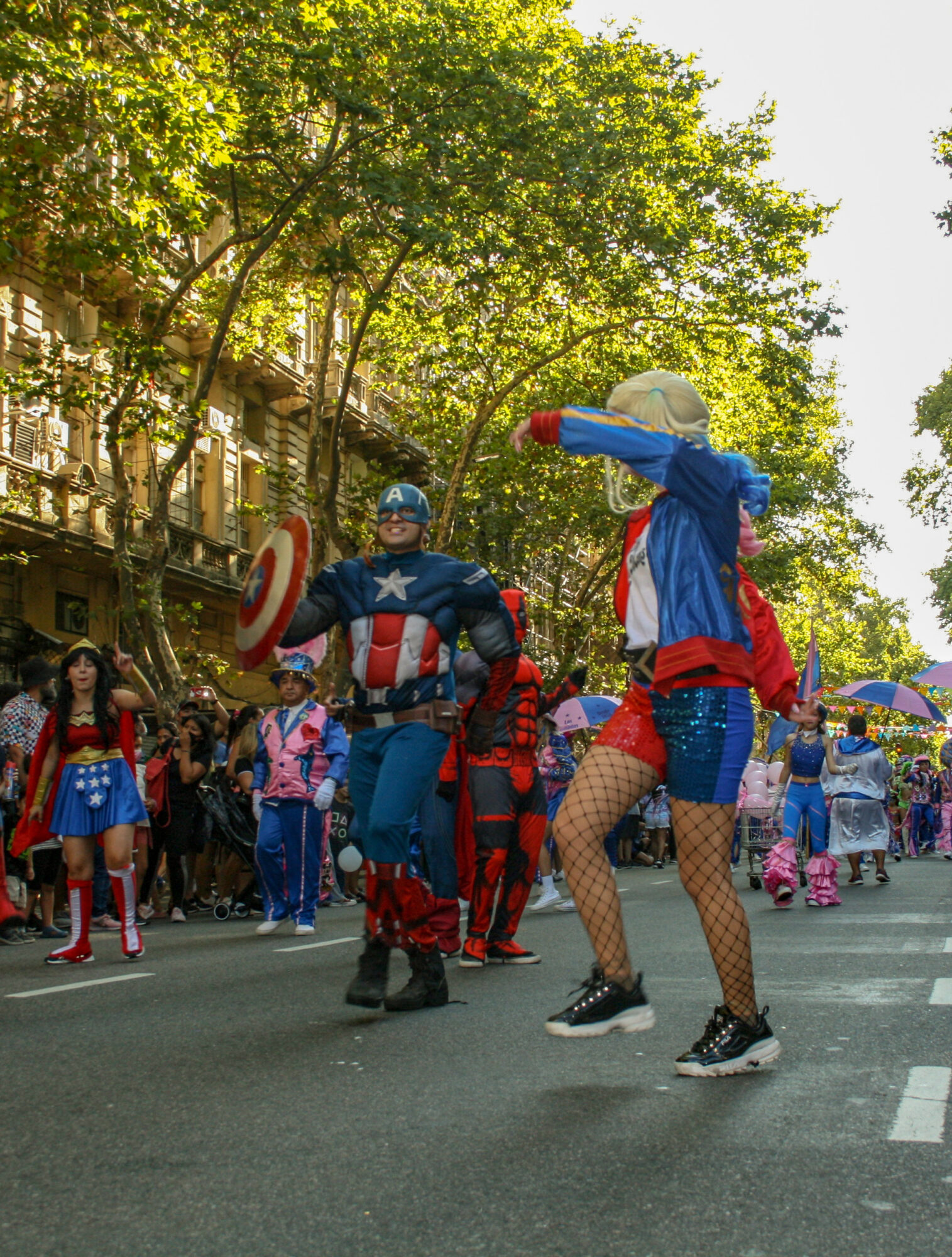 Cierre de carnaval, Avenida de Mayo