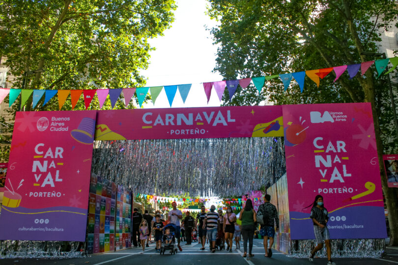 Cierre de carnaval, Avenida de Mayo