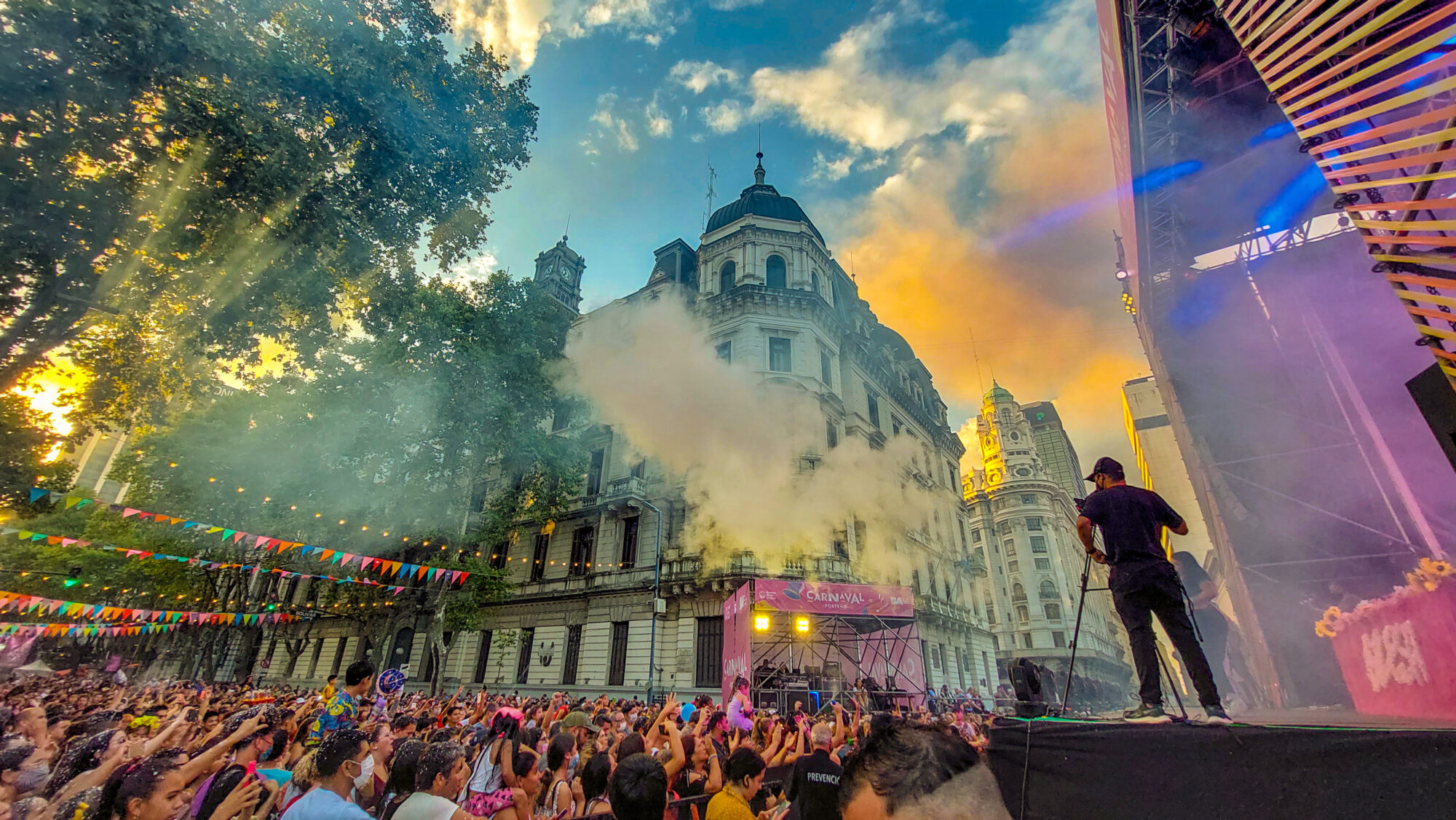 Cierre de carnaval, Avenida de Mayo