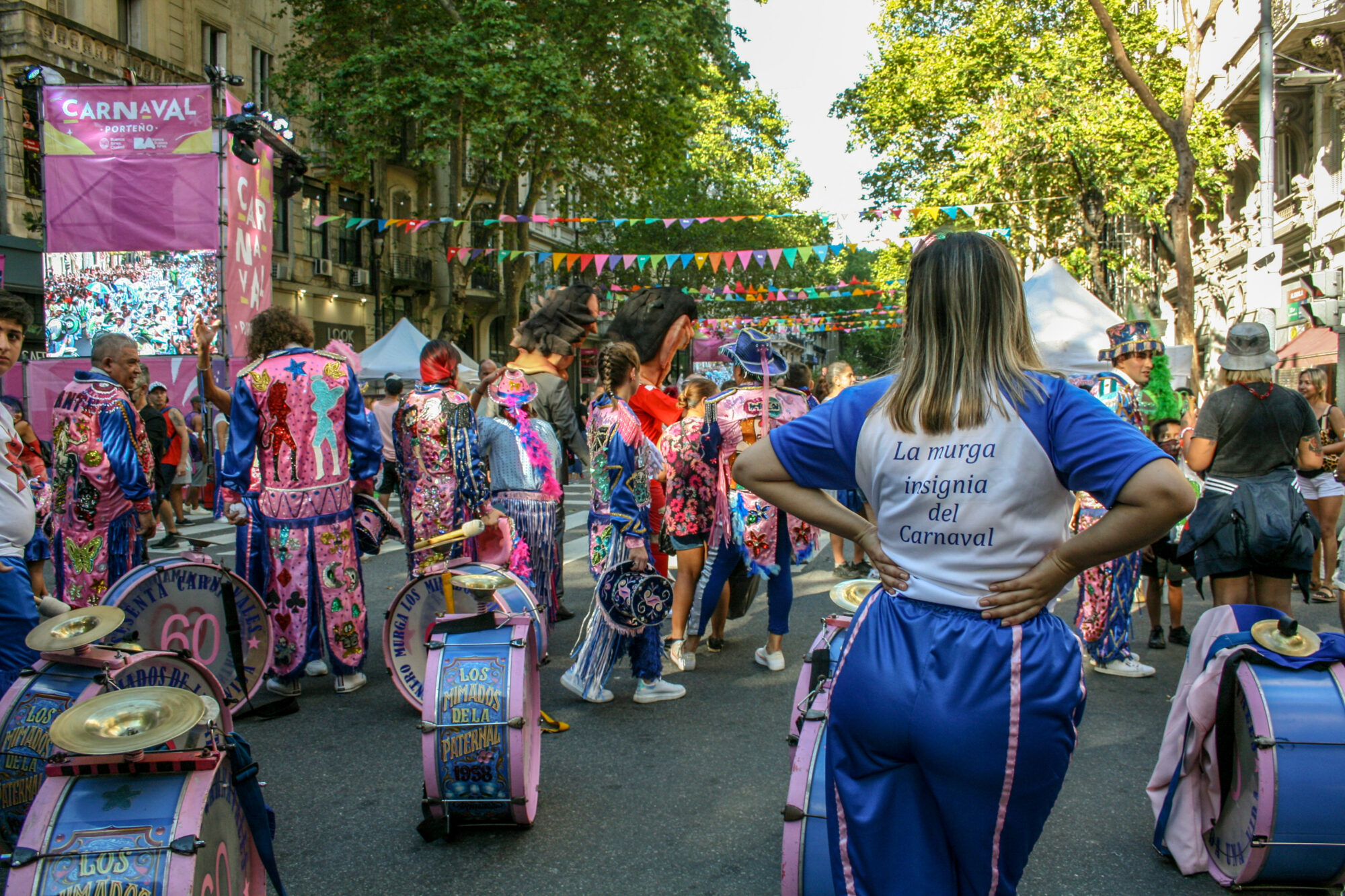 Cierre de carnaval, Avenida de Mayo