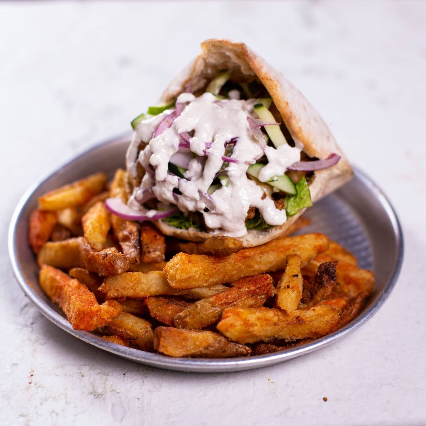 Falafel en pan pita festival de cocina israeli