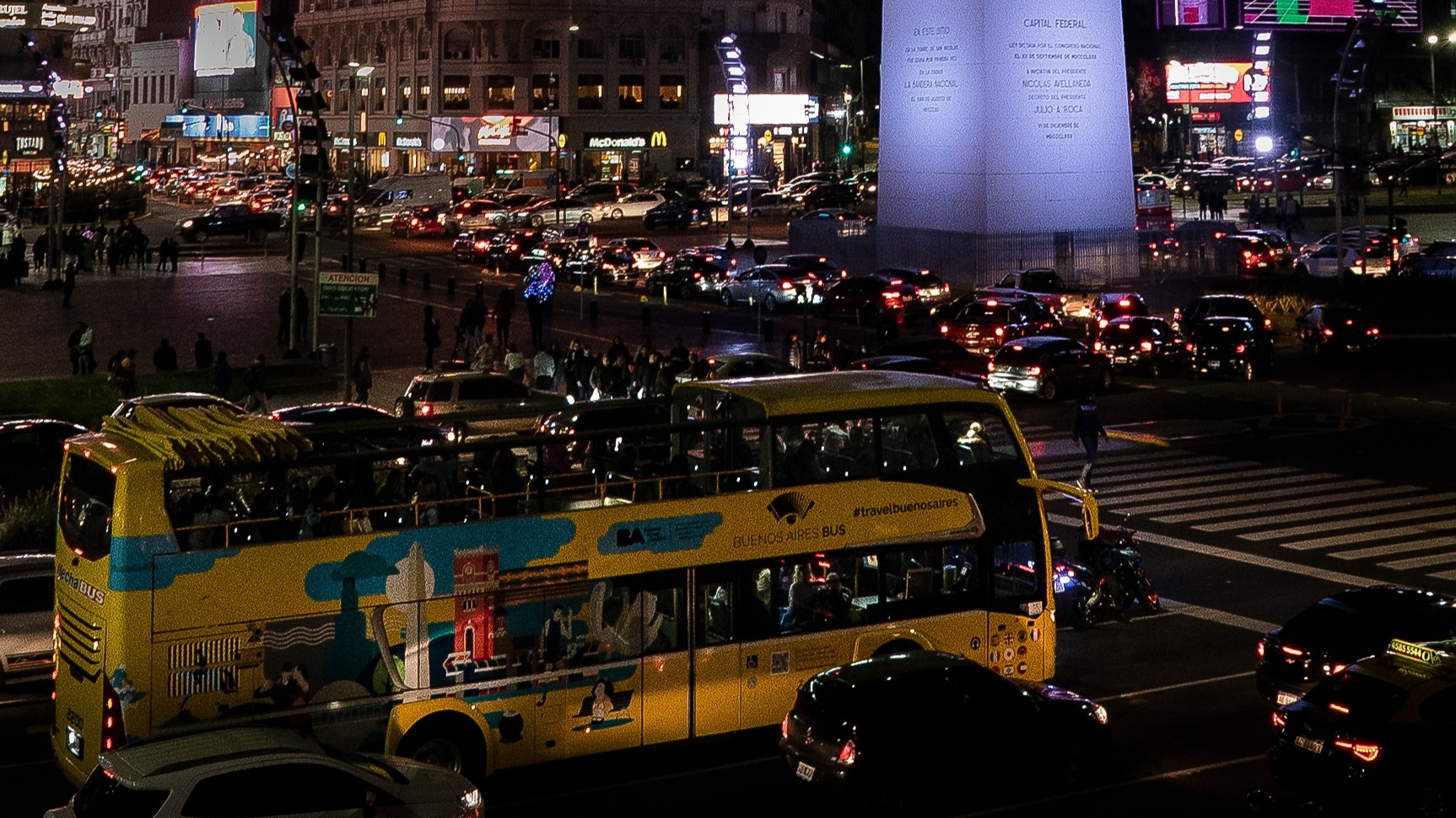 noche del turismo bus