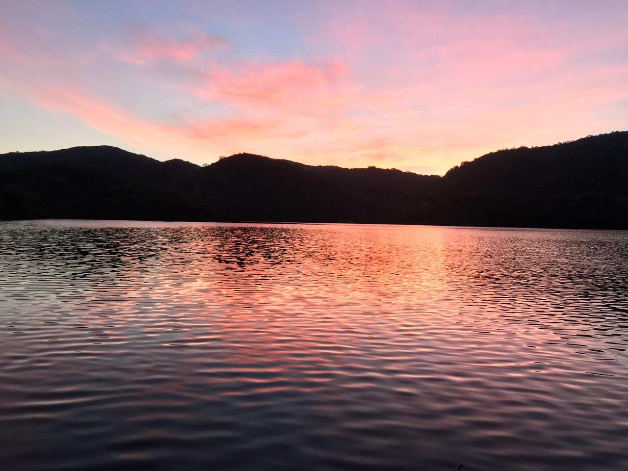 DIQUE LA QUEBRADA cordoba atardecer