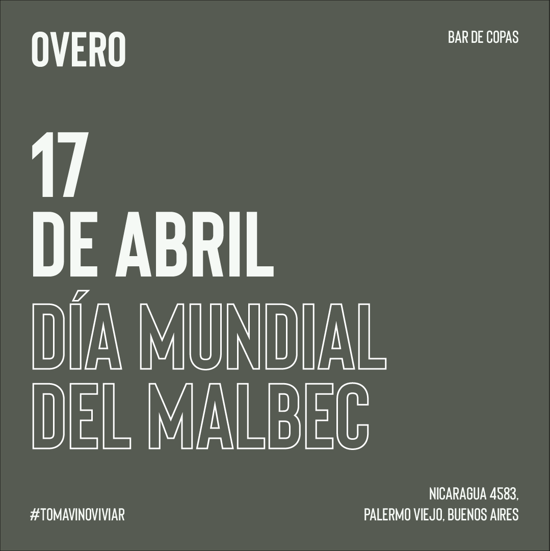 OVERO Dia Mundial del Malbec 2023