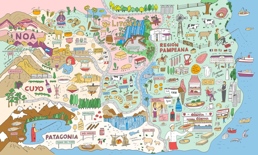 cocina abierta mapa