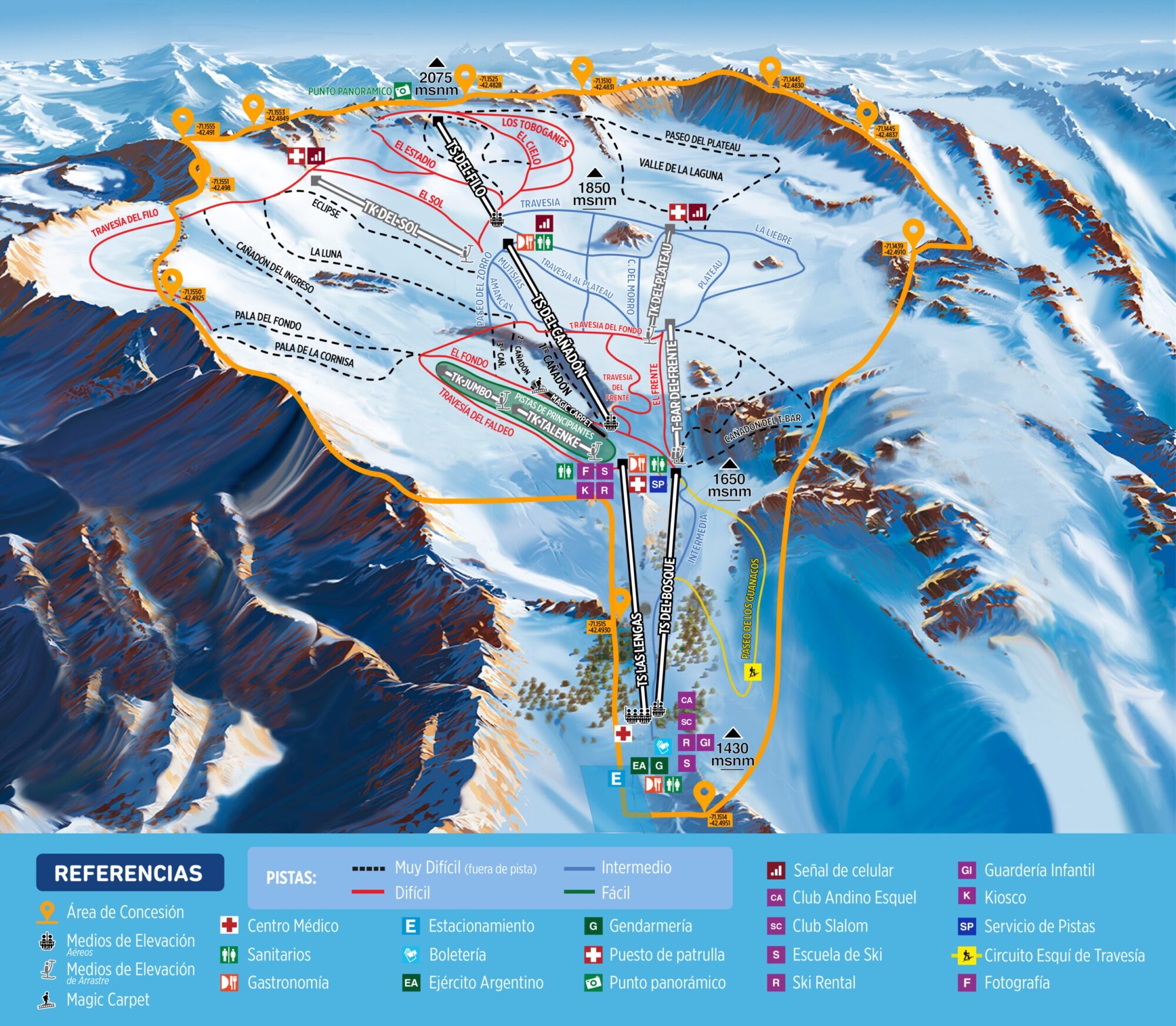 MAPA PISTAS LA HOYA 2021 con ref