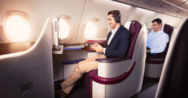 Qatar Airways business class casual 1